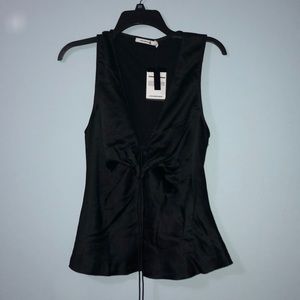 NWT T Alexander Wang BLACK TOP SILK
